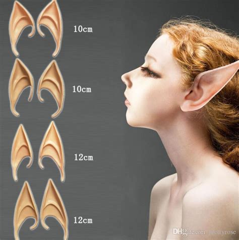 Accessories Kinshops Pair Elf Ears Latex Soft Prosthetic False Ear