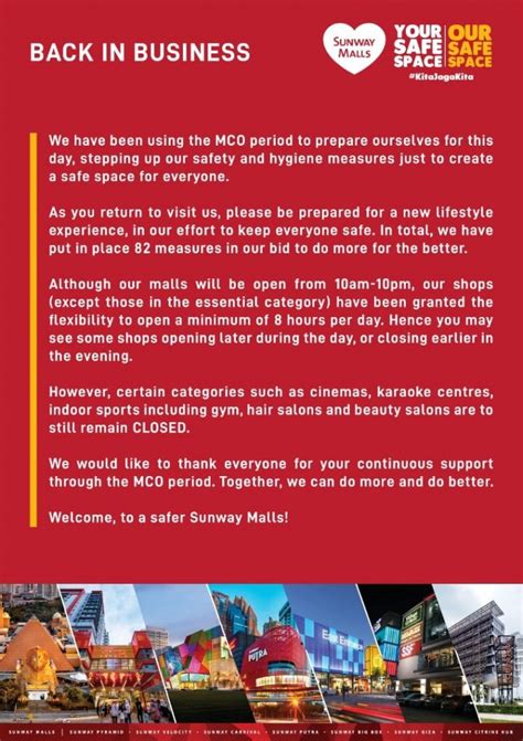 How to get from sunway pyramid to ukm by train, bus, taxi or car. 7 Sunway Malls & Tenants Will Reopen On 4th May | Hype ...