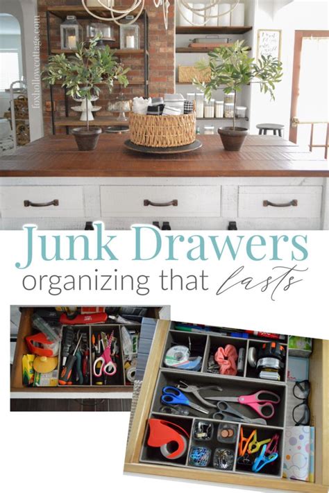How To Organize A Junk Drawer And Miscellaneous Items Kitchen Junk