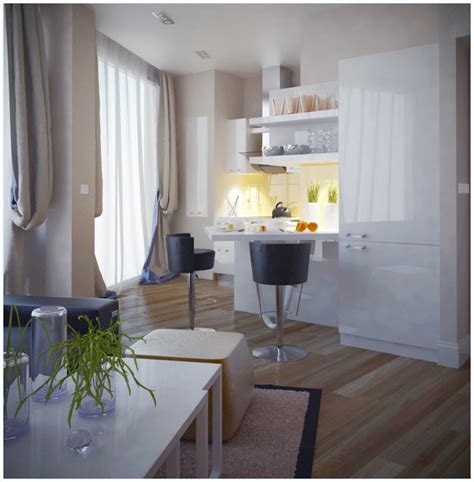 Small Apartment With A Ingenious Design Light Home Design Garden