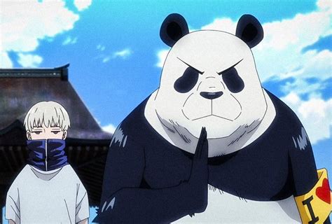 Inumaki And Panda Anime Jujutsu Japanese Manga Series