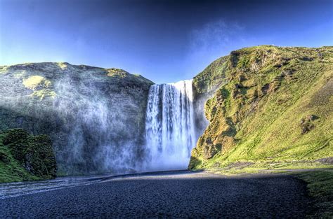 Landscape Photography Of Waterfalls Iceland Iceland Skógafoss