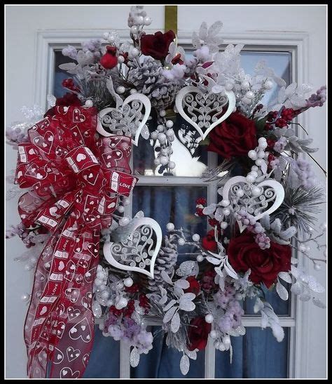 19 Best Valentine Wreaths Images Wreaths Valentines Valentine Wreath