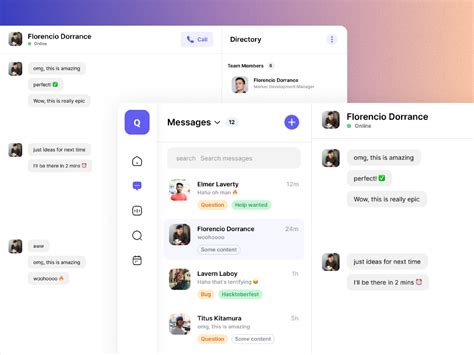 Chat Web App Ui Kit Figma