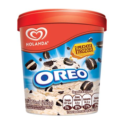 Los cornetto son los helados holanda (frigo) de. Helado Holanda Oreo Micha 473ML | Holanda