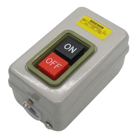 Cikachi 10a 3 Phase Metal Onoff Power Push Button Switch Station