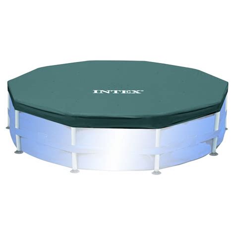 Intex 10 Ft X 10 Ft X 30 In Inflatable Top Ring Round Above Ground Pool