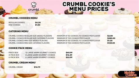 Crumbl Cookies Menu Prices Loyalty Program