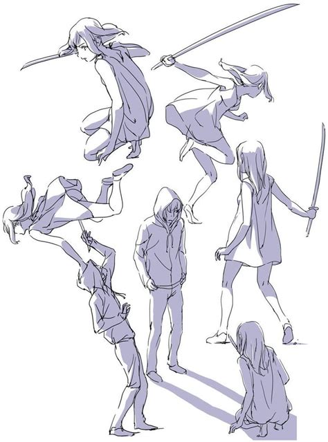 Pin By Lafrenze Black On Drawing Anime Poses Reference Art Reference Poses Figure Drawing