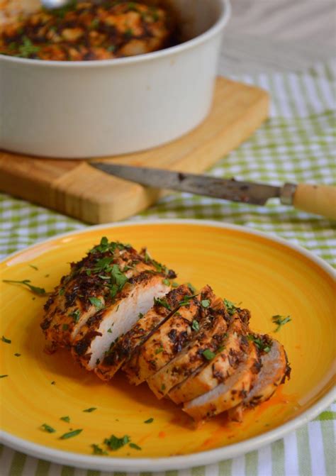 Pechugas De Pollo Asadas Con Chimichurri La Cuchara Azul Hace Unas