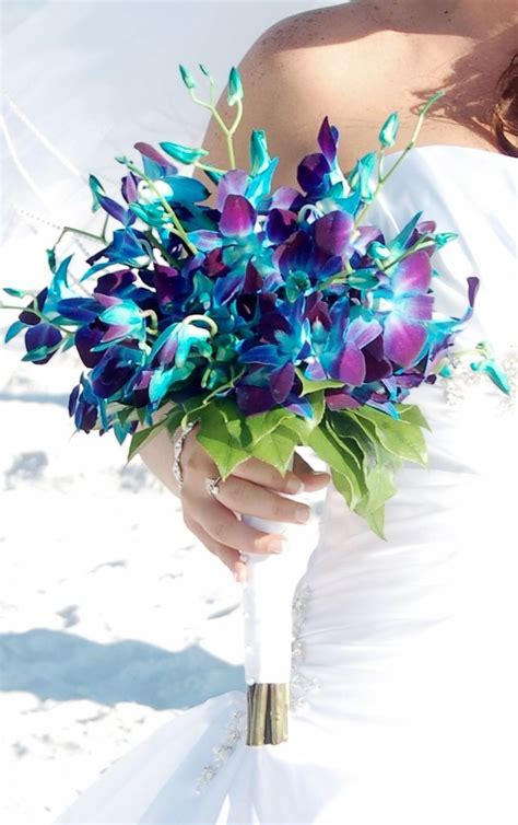 blue dendrobium orchid bridal bouquet orchid bouquet wedding purple wedding bouquets orchid