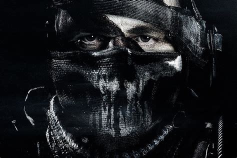 Call Of Duty Ghosts Soldier Mask Face Poster My Hot Posters