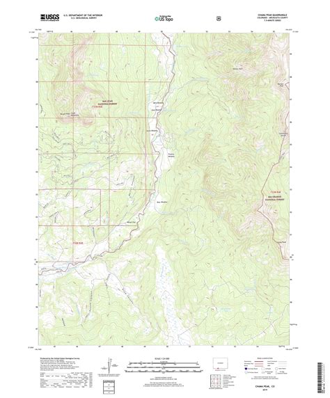 Chama Peak Colorado Us Topo Map Mytopo Map Store