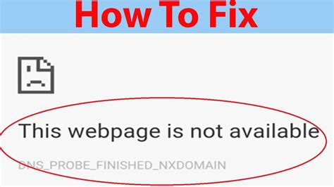 How To Fix This Webpage Is Not Available Error In Google Chrome Tech Folder