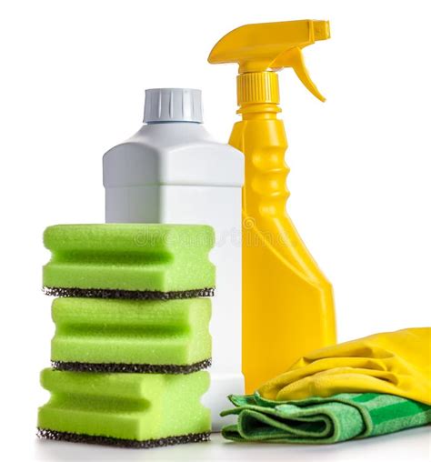 House Cleaning Tools Stock Image Image Of Domestic Green 34983827
