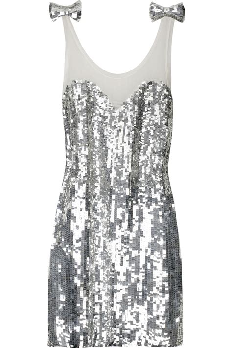 Silver Sequin Dress Picture Collection