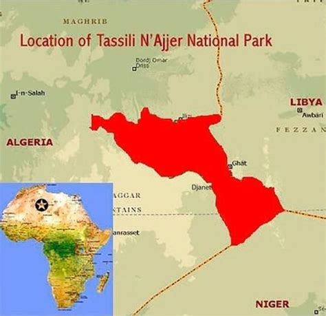 Tassili Najjer Es Un Parque Nacional En El Desierto Del Sahara