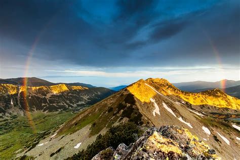 Rainbow Over The Mountain Mountains Evgeni Dinev · Art Photographs