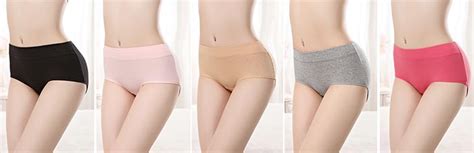 seamless cotton panties classic mid rise brief underwear