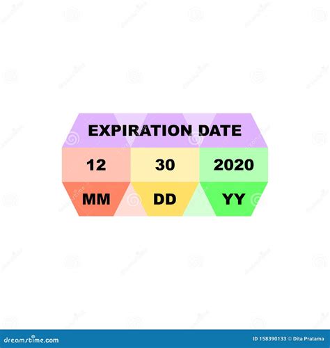 Expiration Date After Opening The Package Simple Icon On Product Packaging And Box Vector