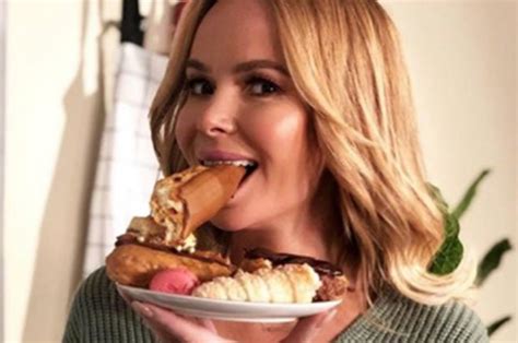Amanda Holden Shows Off Very Cheeky Side As She Devours Mands Chocolate