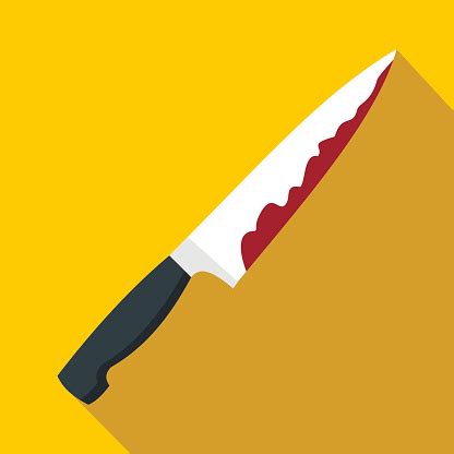 The following tags are aliased to this tag: Knife With Blood Icon In Flat Style Stock Illustration - Download Image Now - iStock