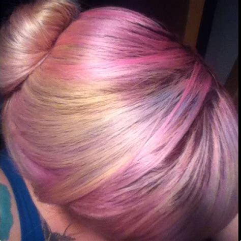 My Hair Pastel Pink Over Fading Rainbows Beautiful Hair Color Pastel