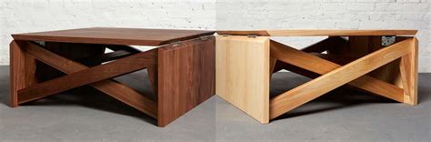 This will reveal a set of leaflets that are hidden inside the design. MK1 Transforming Coffee Table Wood - Duffy London