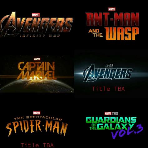 The Upcoming Movies For The Mcu Ant Man Marvel Marvel Studios