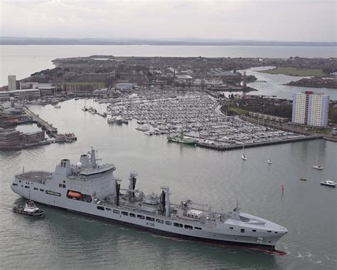 Uks Royal Fleet Auxiliary Welcomes First Mars Tanker Rfa Tidespring To