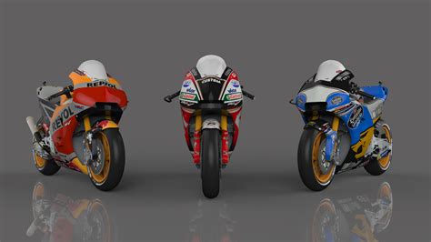 Motogp 17 3d Template Pack Racedepartment