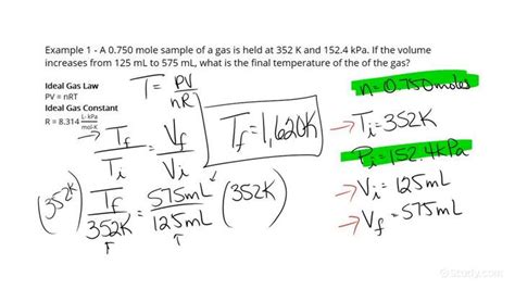 How To Calculate A Final Temperature Using The Ideal Gas Law