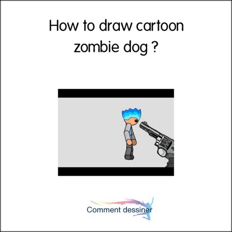 How To Draw Cartoon Zombie Dog How To Draw