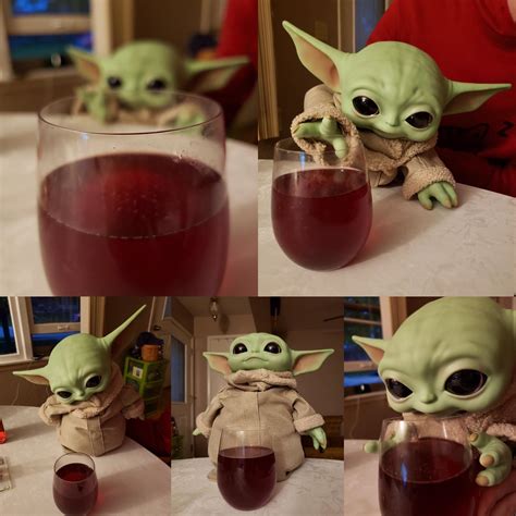 So We Got Baby Yoda Wine Yoda