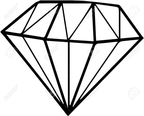 Diamond Black And White Clipart 19 Free Cliparts Download Images On