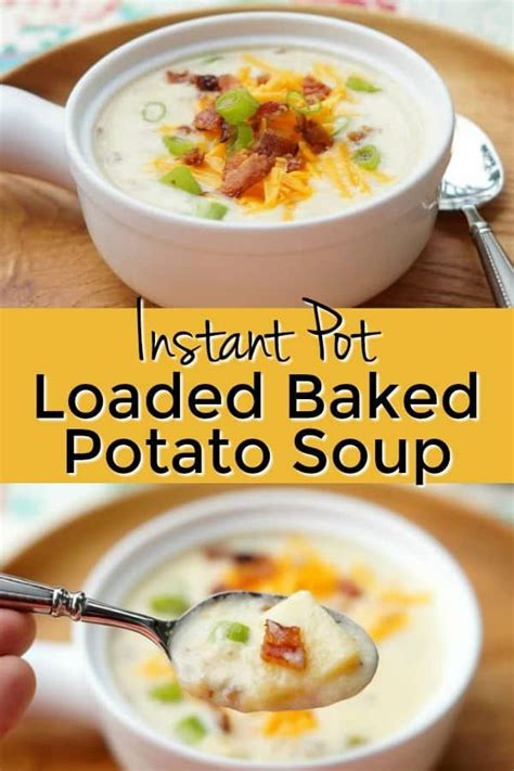 Instant pot loaded baked potato soup is a great meal on a cold winter's day and makes for an easy. This Instant Pot Loaded Baked Potato Soup is so hearty ...