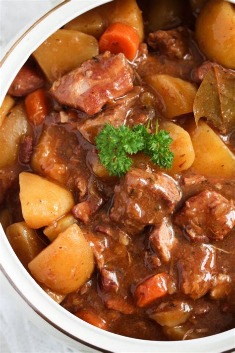 Slow Cooked Lamb Casserole Or Stew