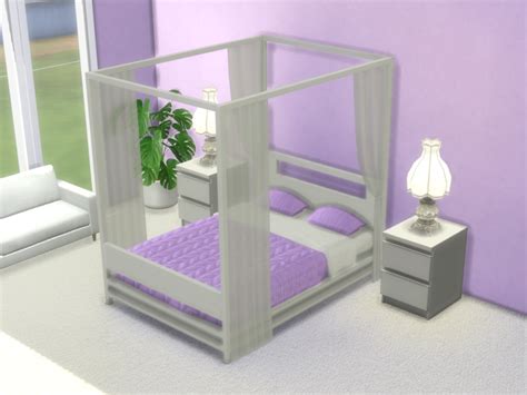 Sims 4 Canopy Bed Cc