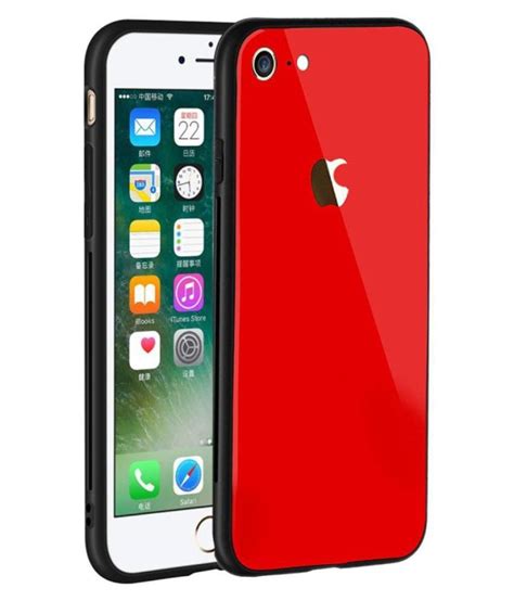 Apple Iphone 5 Plain Cases Kam Red Plain Back Covers Online At Low