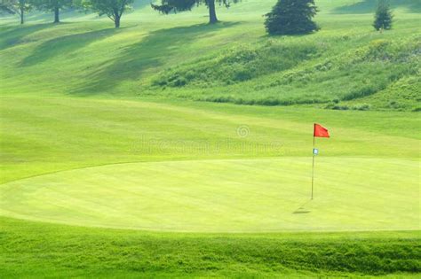 Golf Course Green Stock Photo Image Of Golf Flag Lawn 20193994