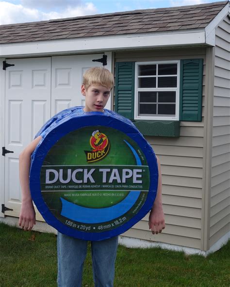 Duct Tape Roll Costume Diy