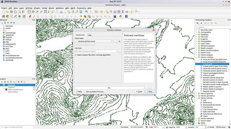 How To Extract Verticles In Qgis Gis Tutorial