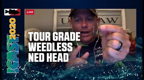 strike king tour grade weedless ned head with andrew upshaw icast 2020 youtube