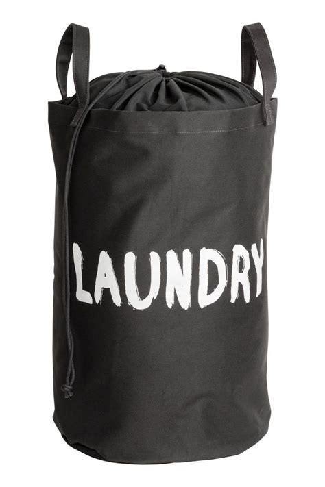Laundry Bag Anthracite Grey Home All Handm Gb Laundry Bag Bags