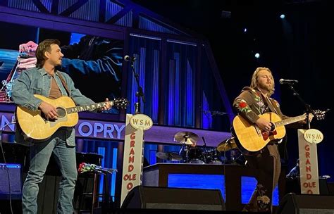 Morgan Wallen Makes Surprise Appearance At Ernest’s Grand Ole Opry Debut Duets “flower Shops