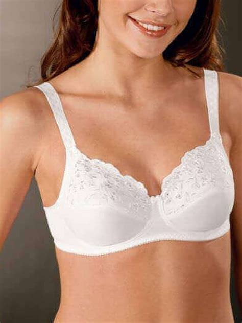 naturana naturana white wireless embroidered section full cup bra size 34 to 44 a b c