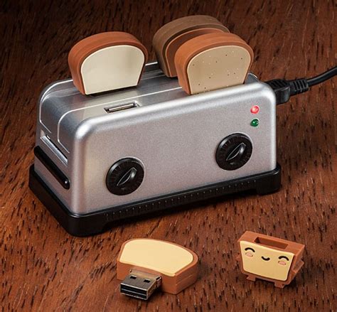 Usb Toaster Hub With Toast Flash Drives Are Deliciously Geeky Ohgizmo