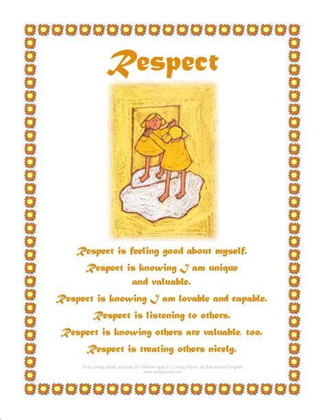 Respect How Do You Teach Your Children Respect Of Self And Others