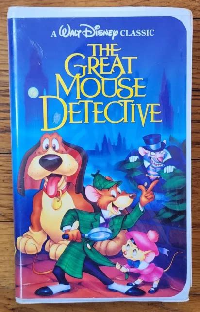 Walt Disney The Great Mouse Detective Vintage Vhs Videotape Basil