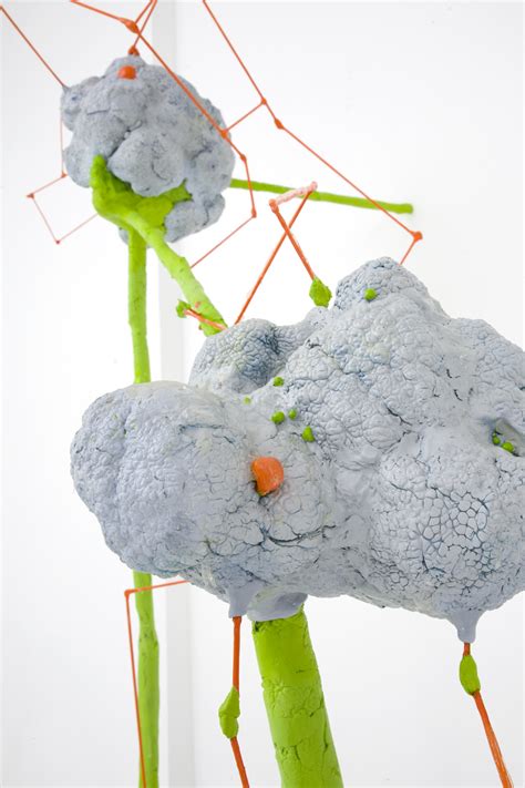 It might be more accurate to say that neurons synapsing look like trees. JACKIE BROWN : Installations : Brain Fruit